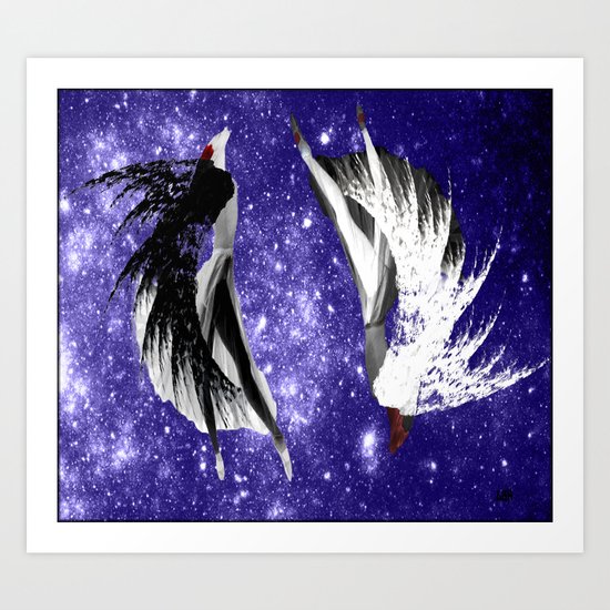 Galaxy Queen Art Print