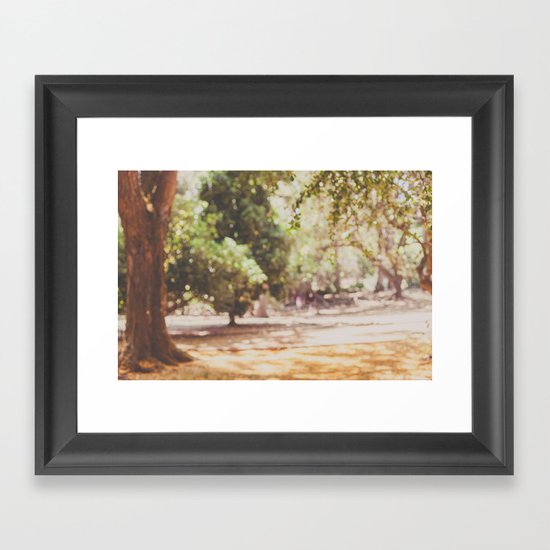 A perfect day Framed Art Print