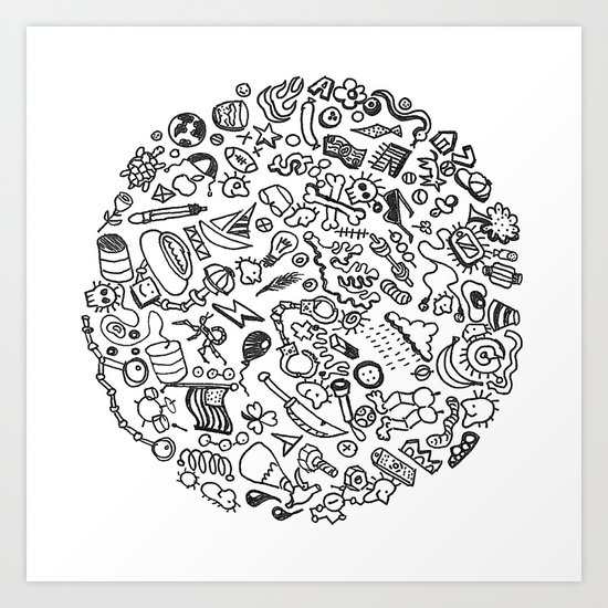 Stuff Art Print