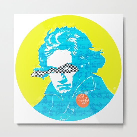 Ludwig van Beethoven 15 Metal Print