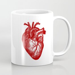 Vintage Heart Anatomy Coffee Mug