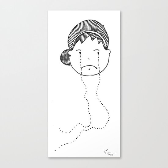 I am Sad Canvas Print