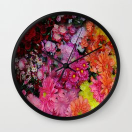 Colors In Bloom 020 Wall Clock