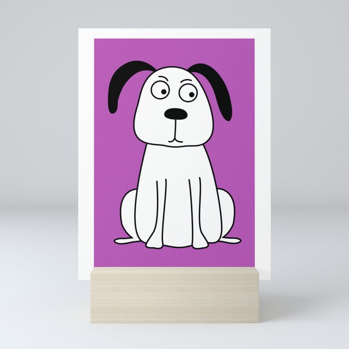 Ralph the dog.  Mini Art Print