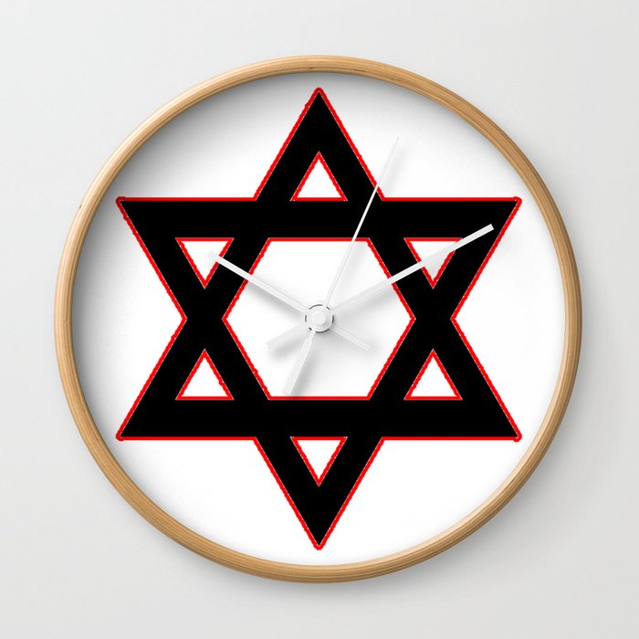 Jew Boy Vs. Reaper Man Wall Clock