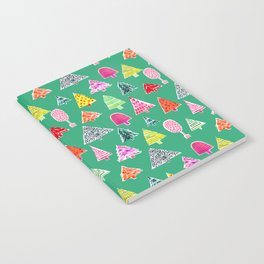 Christmas Trees (Green) Notebook