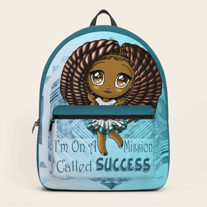 Adorable African American Girl Backpack by Danielle_sgift Society6