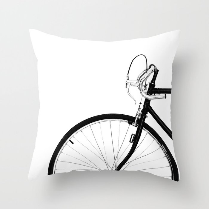 Bicycle, Bike Throw Pillow by 