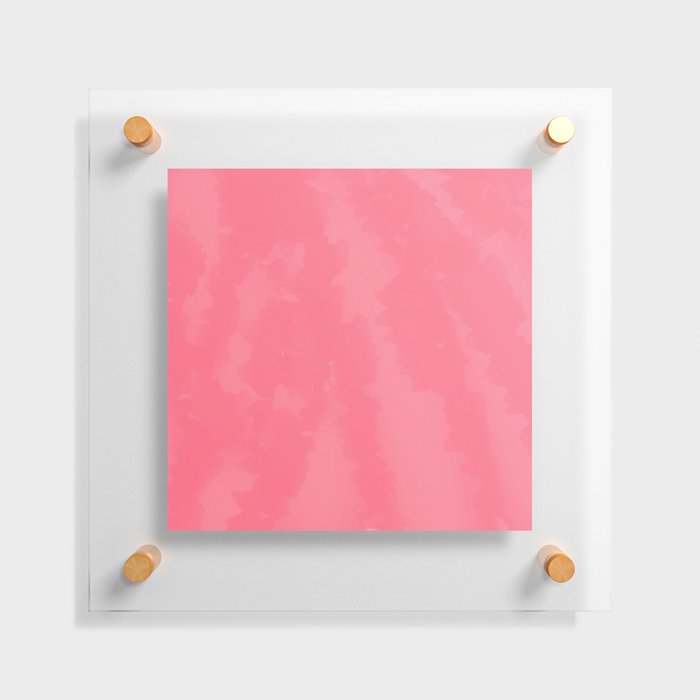 Watercolor Watermelon Pink  Floating Acrylic Print