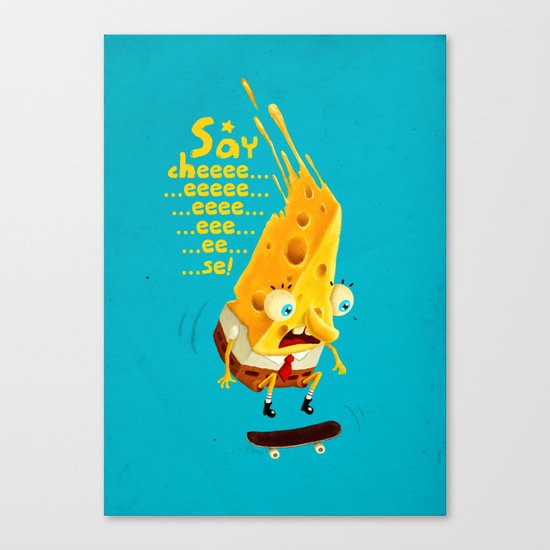 Say cheese Canvas Print