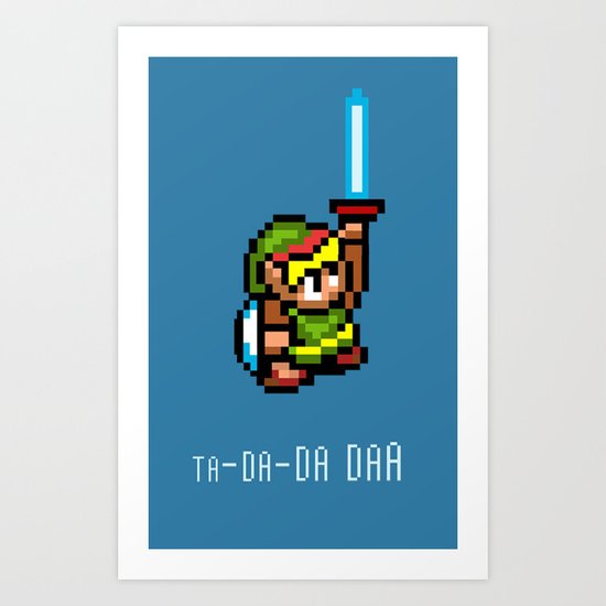 Link's Master sword Art Print