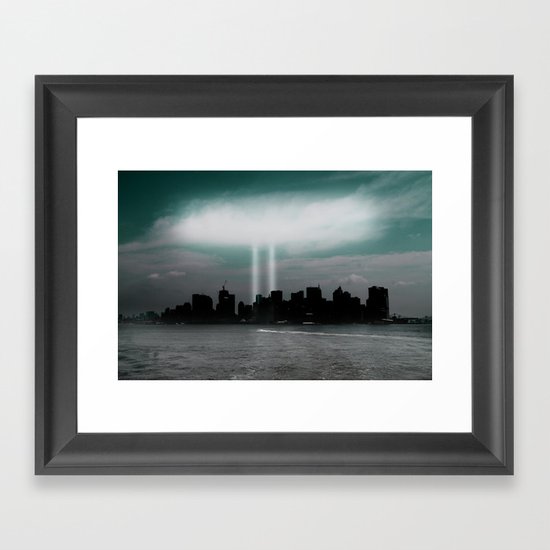 Renewal - New York City skyline Framed Art Print