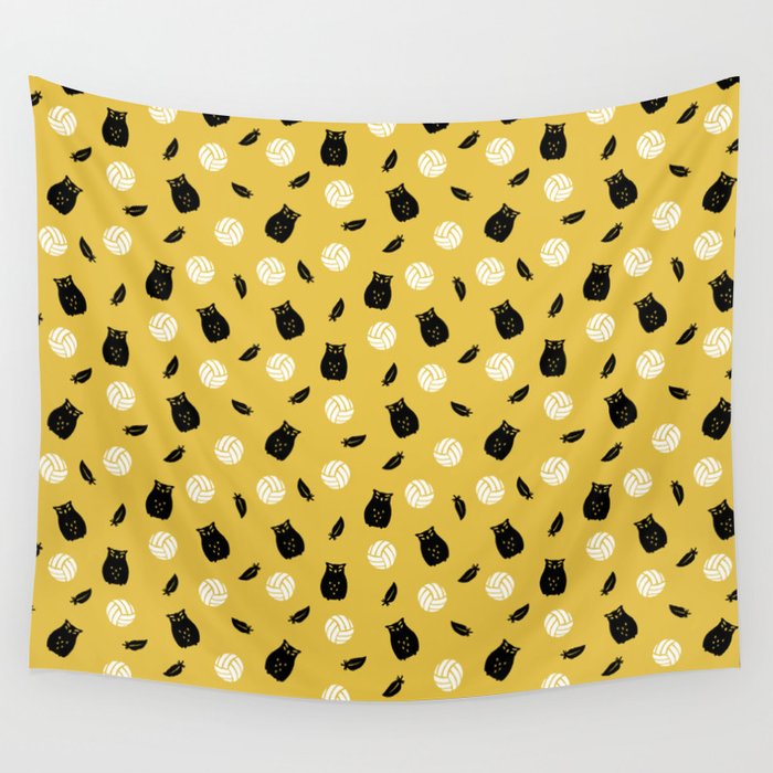 Volley Owls! Wall Tapestry
