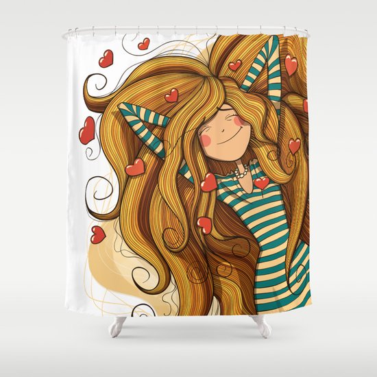 Amorousness Shower Curtain
