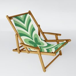 Retro 70s Butterfly in Forest Green Sling Chair