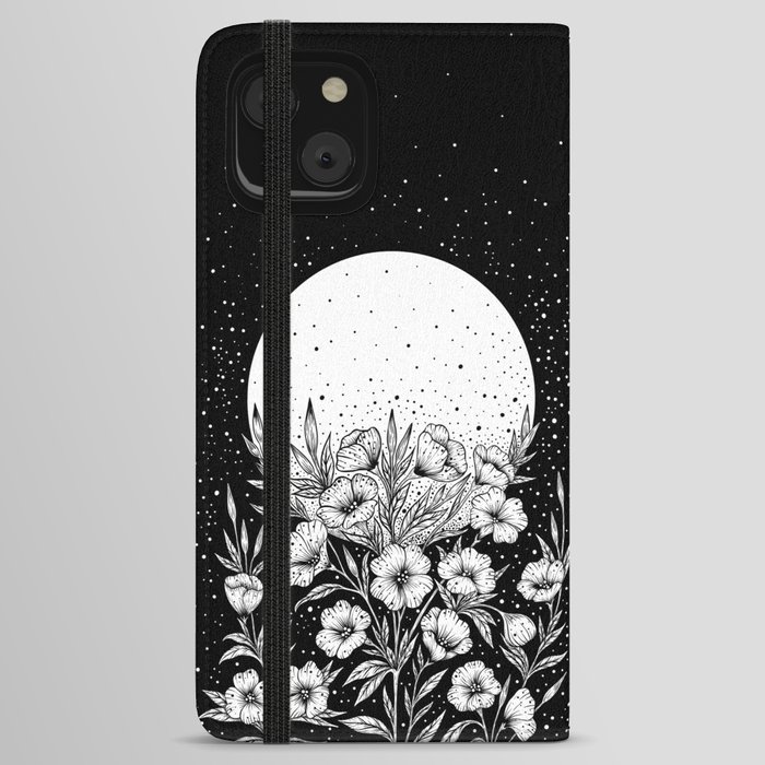 Moon Greeting iPhone Wallet Case
