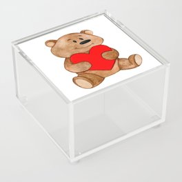 bear with a heart Acrylic Box