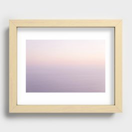 Pink Sea Recessed Framed Print