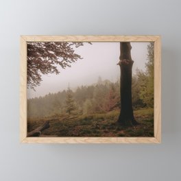 Foggy forest | Mystical | Fine art Photography  Framed Mini Art Print
