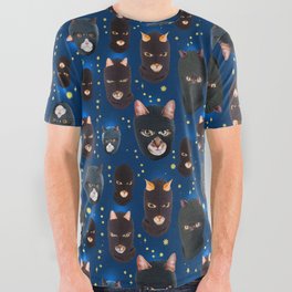 Cat Burglar by Crow Creek Cool All Over Graphic Tee