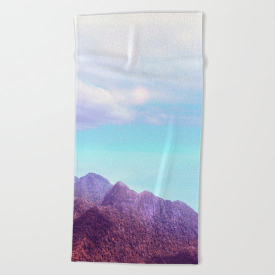 Pastel vibes 54 Beach Towel