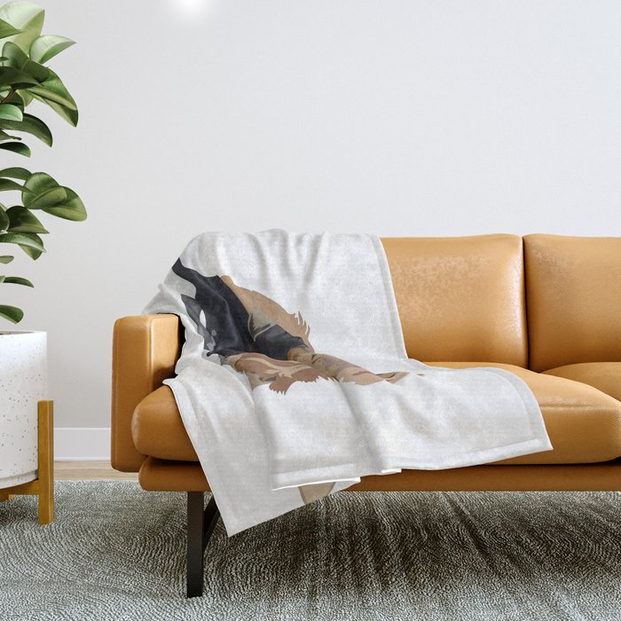Dogs Throw Blanket