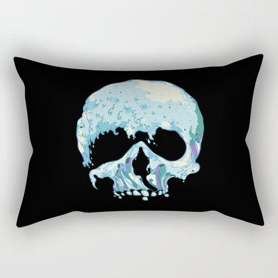 Silent Wave Rectangular Pillow