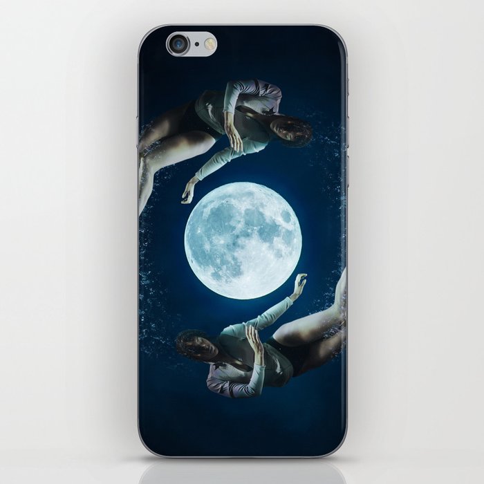 Mesmerized by the Moon iPhone Skin