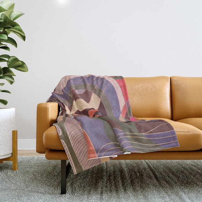 Desert breeze Throw Blanket by qooeea Society6