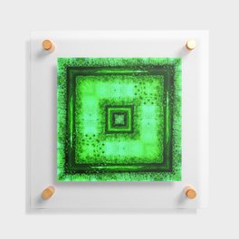 Green Floating Acrylic Print