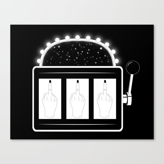 Congratulations, you won! Canvas Print