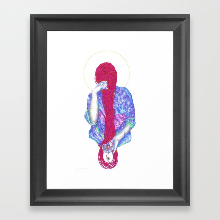 God's depression Framed Art Print