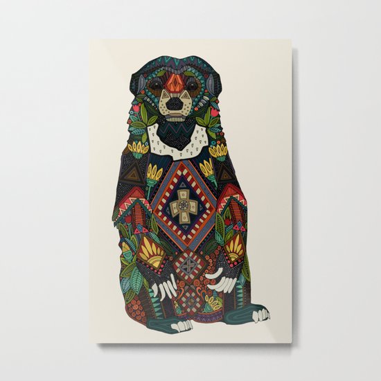 sun bear almond Metal Print