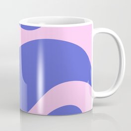 Wavy Land - Pink and Blue Coffee Mug