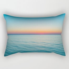 Black Sea Sunset Rectangular Pillow