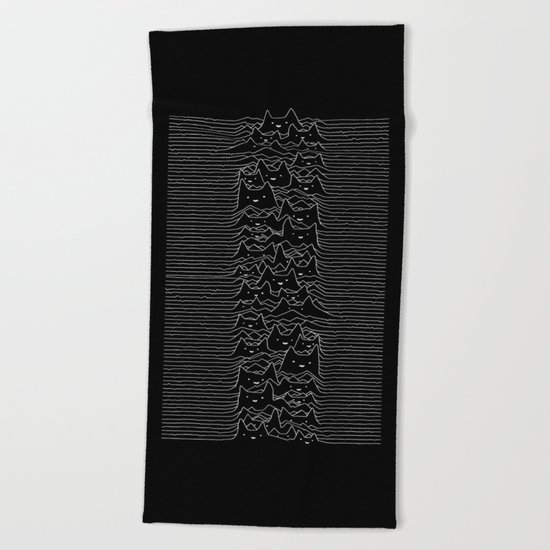 Joy Division Unknown Pleasures Beach Towel