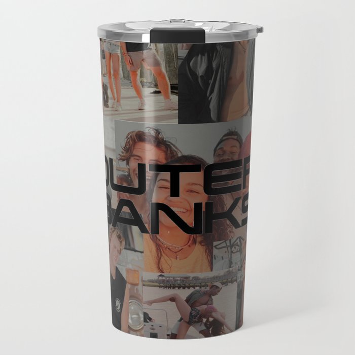 Outer Banks Collage Travel Mug