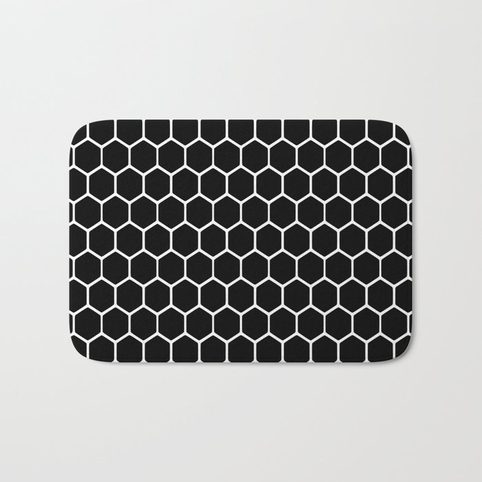 Simple Hexagon Bath Mat