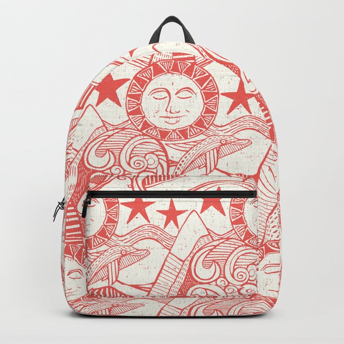 into the wild coral Backpack