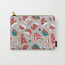 Christmas gnomes seamless pattern Carry-All Pouch