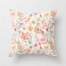 Floral abstract. Throw Pillow
