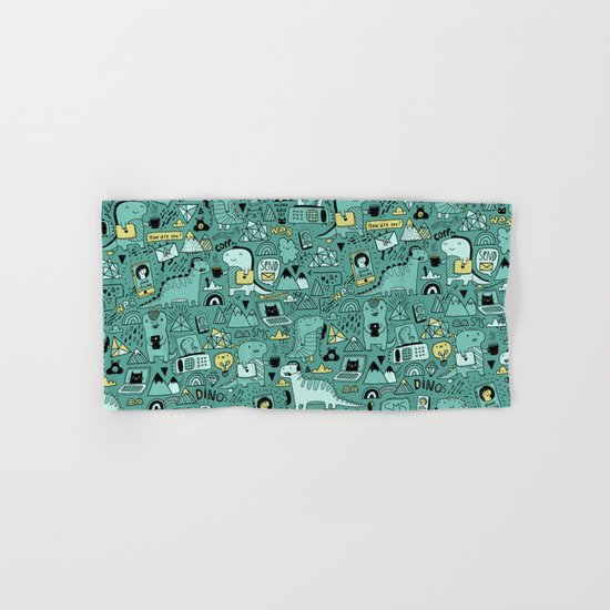 Communication Dinosaurs Hand & Bath Towel