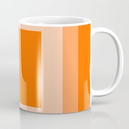Orange Square Design Coffee Mug