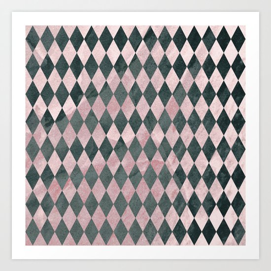 Marble Harlequin Art Print