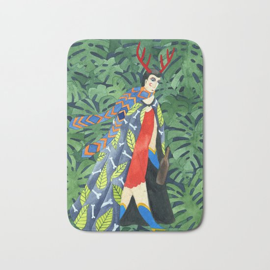 The troubled prince of the greenhouse Bath Mat