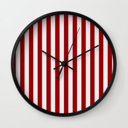 Indiana University IU Stripes Wall Clock
