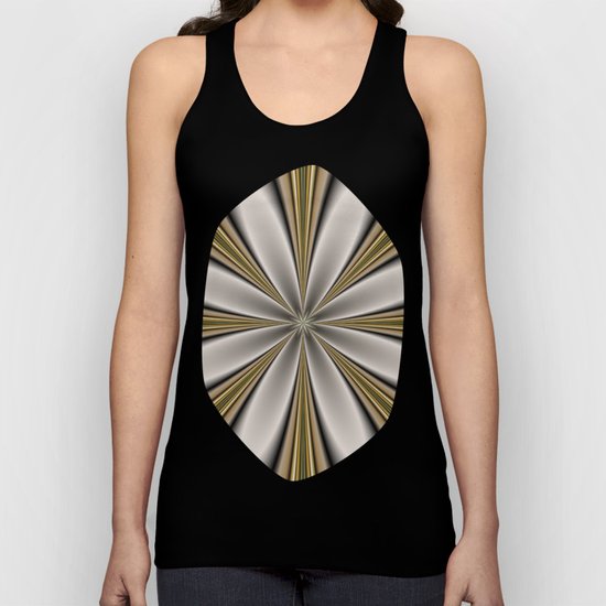 Fractal Flower in CMR 01 Unisex Tank Top