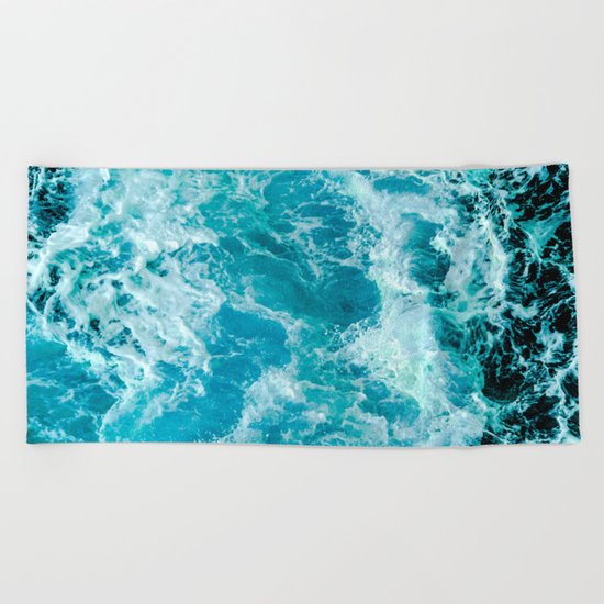 Sea Me Waving Beach Towel