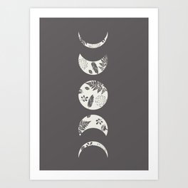 Lunar Nature Art Print