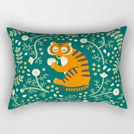 Chamomile Tiger Rectangular Pillow